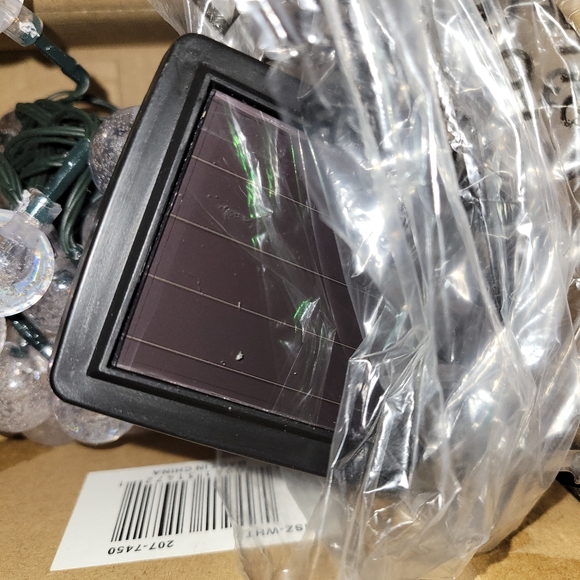 white solar string lights 50 bulb - Picture 6 of 10